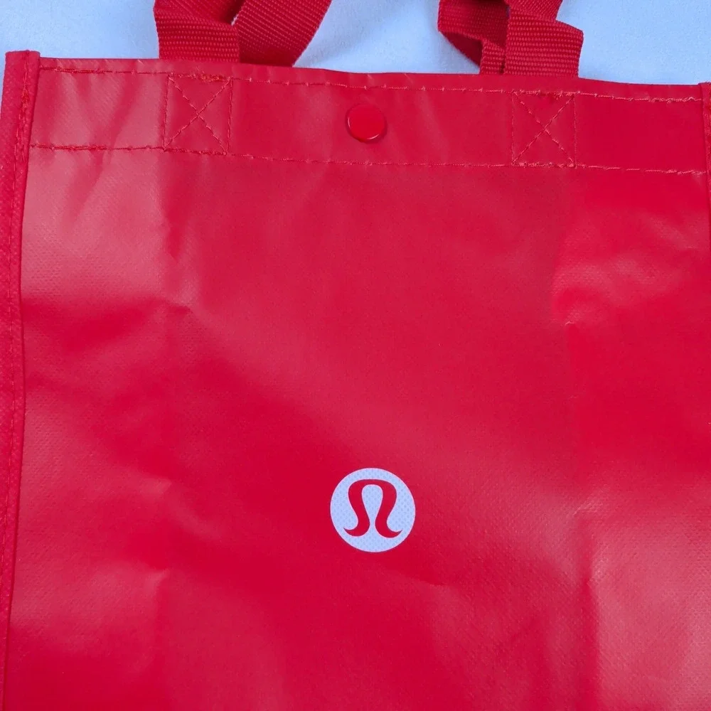 Lululemon Red‎ Reusable Shopping Bag 12x9x5